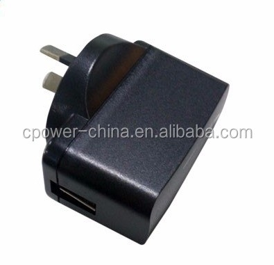 100-240vac Εισερχόμενη τάση Μαύρο Μηχανικό USB AC DC Power Bank Adapter για προϊόντα