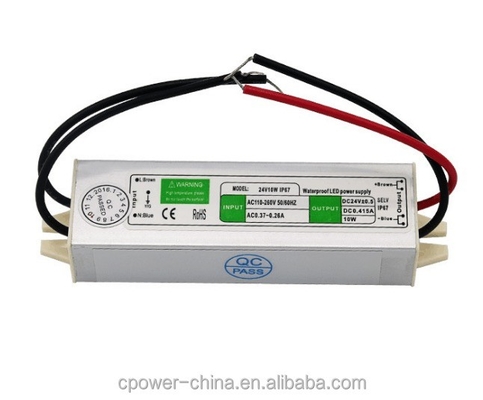 10W-200W Αδιάβροχο IP67 LED Φως Μετασχηματιστή Διανομή ρεύματος οδηγός με 24v DC έξοδο