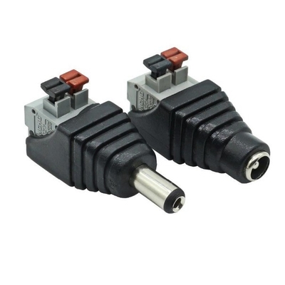 Γκρι C-Power CCTV κάμερα DC Power Jack συνδετήρα