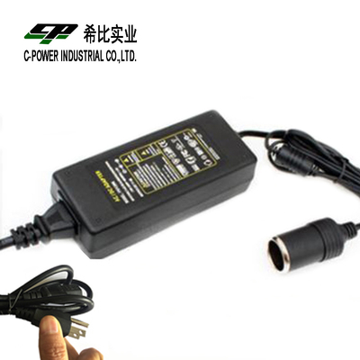 Σύγχρονος προσαρμογός αυτοκινήτου 60W DC 12V σε AC 220V με σύνδεση γραφείου 12VDC 5A τροφοδοσία