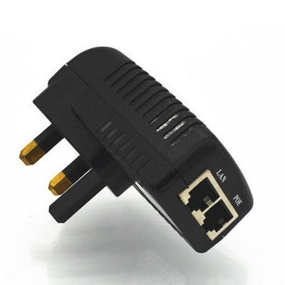 DC 48V 0.5A Σημειακή πρίζα POE Injector Ethernet Adapter για παροχή ρεύματος IP τηλεφώνου / κάμερας US