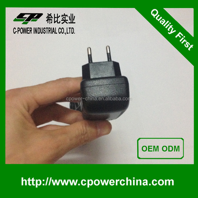 Συνεχή έξοδος τύπου C-Πρόσθετη ενέργεια 12V 1A AC DC Power Adapter 1000mA PSU 12W για US EU Plug