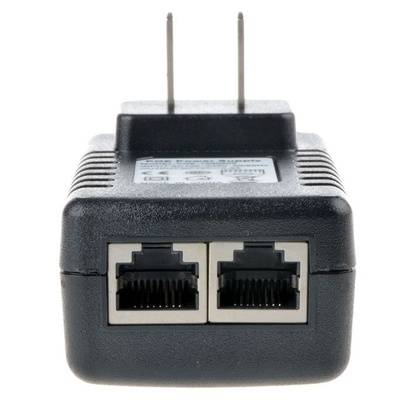 Μαύρο 24V 1A Στον τοίχο πλέγμα POE Injector Ethernet Adapter IP Τηλέφωνο Ηλεκτρική τροφοδοσία κάμερας 24 V