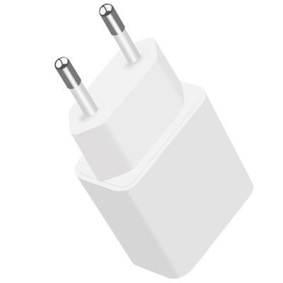 Συνεχή έξοδος 5V 1A/2A EU USB Plug Power Travel Adapter με έξοδο USB Wall Charger