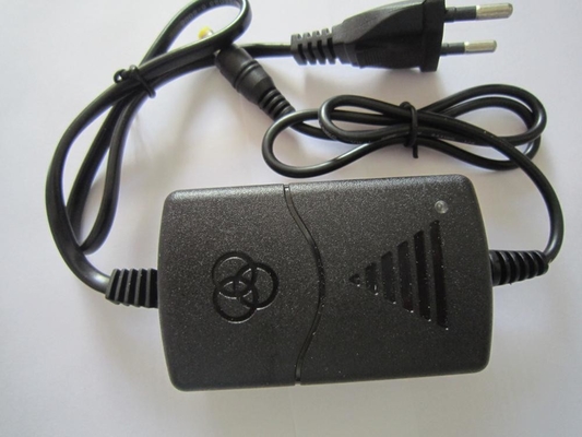 24W 24V 1A 12V 2A AC/DC Δισκογραφικό προσαρμογέα ισχύος με μαύρη τάση εξόδου 24VDC