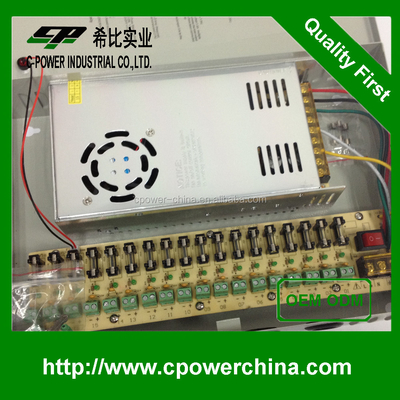 360W 18 κανάλια Διακόπτης τροφοδοσίας dc12v 30A 220V 110V AC Προστασία υπεροχής