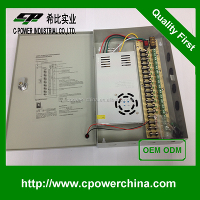 360W 18 κανάλια Διακόπτης τροφοδοσίας dc12v 30A 220V 110V AC Προστασία υπεροχής