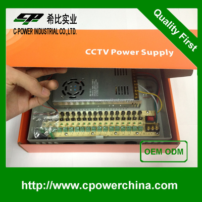 360W 18 κανάλια Διακόπτης τροφοδοσίας dc12v 30A 220V 110V AC Προστασία υπεροχής