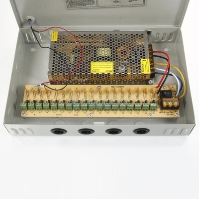 12V 20A DC 18CH Διάδρομος τροφοδοσίας ηλεκτρικής ενέργειας για CCTV κάμερα ασφαλείας παρακολούθησης εξόδου