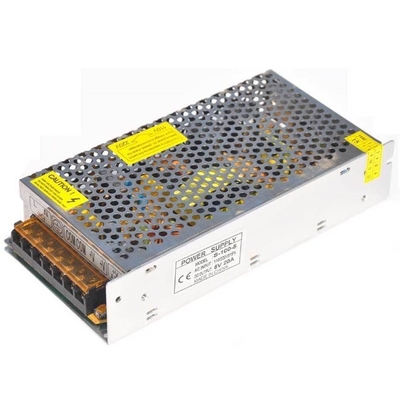 Ασημένιο Πιο δημοφιλές 100W DC 5V 12V 24V 36V 48V Διακόπτης τροφοδοσίας για 5050 LED Strip AC 110-220V