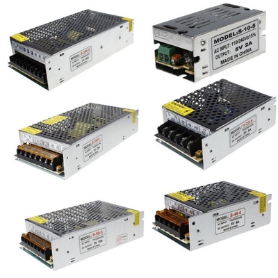 Ασημένιο Πιο δημοφιλές 100W DC 5V 12V 24V 36V 48V Διακόπτης τροφοδοσίας για 5050 LED Strip AC 110-220V