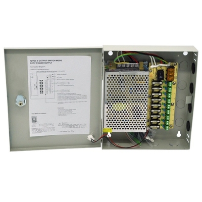 C-Power 9 Channel CH CCTV κάμερα ασφαλείας Διανομή PTC Power Supply Box 12V έξοδος