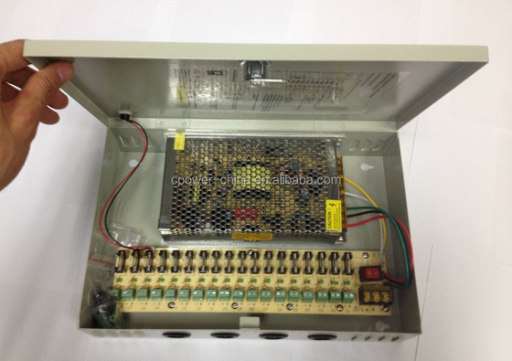 12V έξοδος CCTV τροφοδοσία 120W 18CH για την προστασία από υπερτάσεις και κάμερα CCTV
