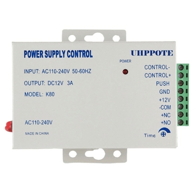 K80 AC 110-240V έως DC12v 3A 36w Ηλεκτρική παροχή για σύστημα ελέγχου πρόσβασης πόρτας ισχύς εξόδου 1 50W
