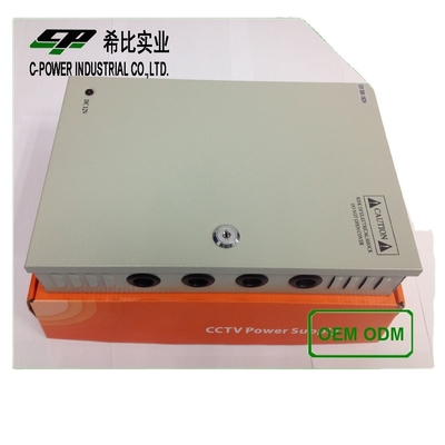 Υψηλής συχνότητας 12V 10A 120W 18ch κάμερα CCTV Διακόπτης τροφοδοσίας με CE ROHS FCC
