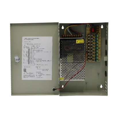 Μία έξοδος Γκρίζα 9 θύρες 20A 12V συνεχής διανομή C-Power