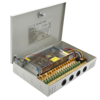 Αποτελεσματικότητα 82% C-Power 110v 220v ac dc 12v 18ch 20a 12v 16 κανάλι CCTV τροφοδοσία