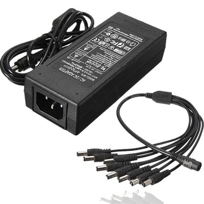 Σύνδεση επιτραπέζιου υπολογιστή 12V 5A Πολλαπλός προσαρμογός ισχύος εξόδου με 4 θύρες Pigtail CE πιστοποιημένο