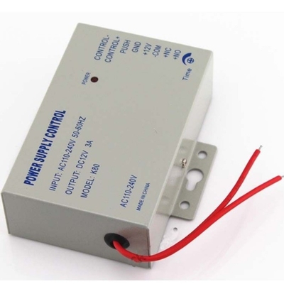 Συχνοτητα εξόδου 50/60Hz 12V 3A 36W Συστασία ρεύματος για έλεγχο πρόσβασης K80 από C-Power