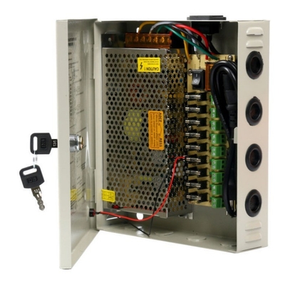 C-Power 110V 220V CCTV 12V 10A 9CH 9 θύρες ρυθμιζόμενη συσκευή τροφοδοσίας