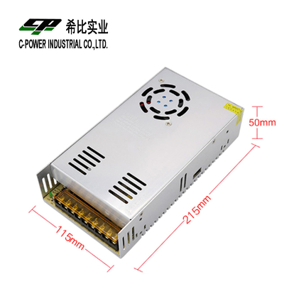 110V/220V Εισαγωγή 480W 24V 20A DC Διακόπτης τροφοδοσίας για τις γραμμές παραγωγής κατασκευής