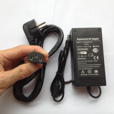 12V 5A 60w C-Power Supply 5.5*2.5dc jack DC Adapter για σύνδεση επιφάνειας εργασίας σε μαύρο