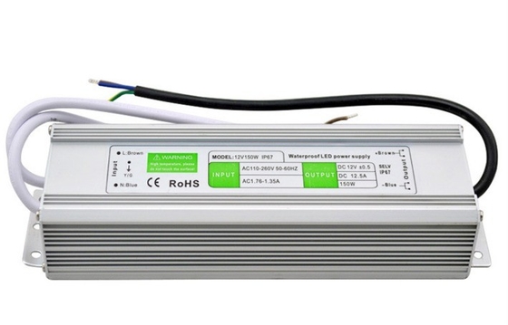 DC 12V 24V Αδιάβροχο IP67 65 66 LED Διοδηγός Ηλεκτρική τροφοδοσία Μετασχηματιστής 15w-150w για φως λαμπτήρα LED