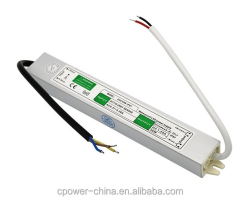 30W DC 24V 12V LED Λευκή λωρίδα οδηγού μετασχηματιστή Μονούλη IP67 Αδιάβροχο προσαρμογέα παροχής ρεύματος