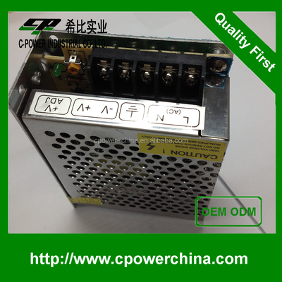 Ενιαία έξοδος 240w 40a 20a 10a 5v 24v Ηλεκτρική τροφοδοσία σχεδιασμένη για βιομηχανικούς σκοπούς από την C-Power