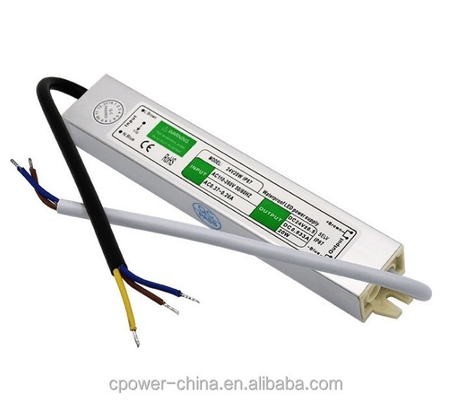 Διοδηγός μετασχηματιστή τροφοδοσίας 20W LED για λωρίδα LED IP67 Αδιάβροχο 12V 24V