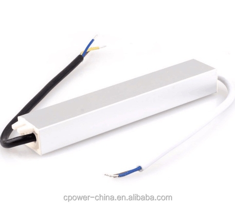 Διοδηγός μετασχηματιστή τροφοδοσίας 20W LED για λωρίδα LED IP67 Αδιάβροχο 12V 24V