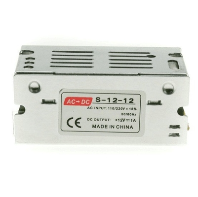 100/220V Εισαγωγή 12W 12V 1A DC CCTV LED τροφοδοσία για σύστημα ασφαλείας