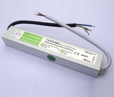 Υδατοασφαλής τροφοδοσία AC110-265V σε DC 12V/24V 24W LED Driver Converter για LED Σημάδια