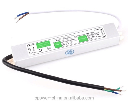 Υδατοασφαλής έξοδος οδηγού LED DC 12V τροφοδοσία ηλεκτρικής ενέργειας για υποβρύχια CE Rohs 10W 15W 20W