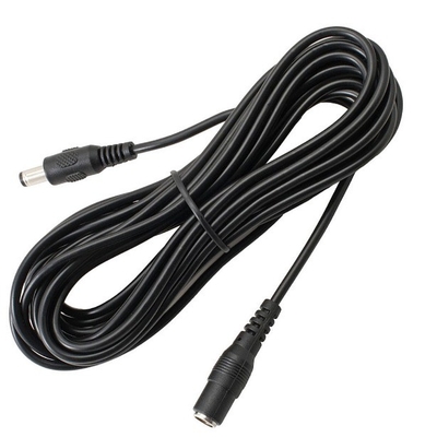 5m 3m 2m 1m DC καλώδιο λευκό θηλυκό τέλος τύπου 5.5mm x 2.1mm Plug Adapter Extension cable