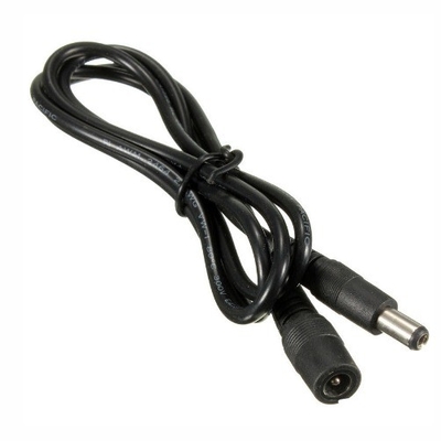 5m 3m 2m 1m DC καλώδιο λευκό θηλυκό τέλος τύπου 5.5mm x 2.1mm Plug Adapter Extension cable