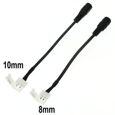 3528/5050 LED Strip 2Pin Female Plug Connector Καλώδιο συνεχούς ρεύματος με κονιοποιημένο χαλκό και PVC