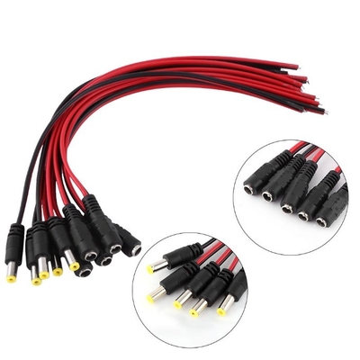 30cm CCTV κάμερα ασφαλείας DC αρσενικό θηλυκό Power Jack Plug Connector καλώδιο από χαλκό