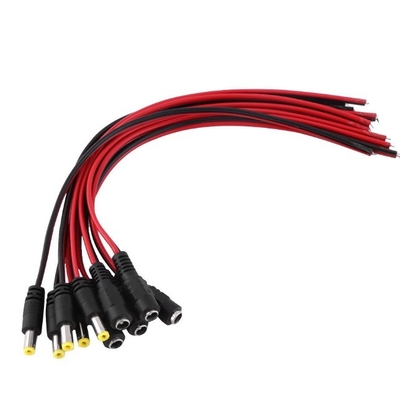 30cm CCTV κάμερα ασφαλείας DC αρσενικό θηλυκό Power Jack Plug Connector καλώδιο από χαλκό