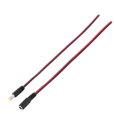 30cm CCTV κάμερα ασφαλείας DC αρσενικό θηλυκό Power Jack Plug Connector καλώδιο από χαλκό