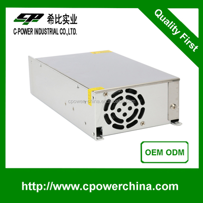 Top-10 AC DC 24V 36V 48V 600W Υψηλής τάσης τροφοδοσία με συχνότητα εξόδου 50/60Hz