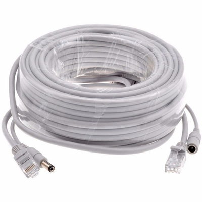 3/5/10/15/20/30M 50m Gray CAT5/CAT-5e Ethernet RJ45 DC Power CCTV Network Lan καλώδιο για κάμερα POE