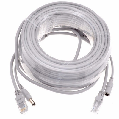 3/5/10/15/20/30M 50m Gray CAT5/CAT-5e Ethernet RJ45 DC Power CCTV Network Lan καλώδιο για κάμερα POE