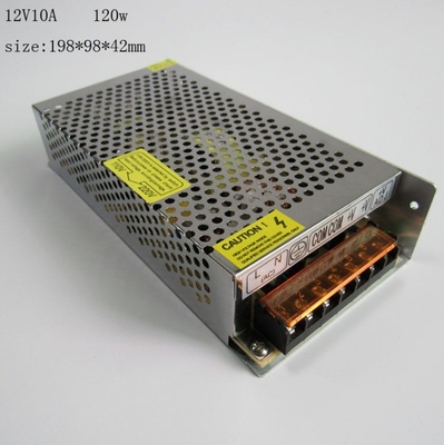 Ενιαία έξοδος τύπου 120W 12V10A AC DC Διακομιστής τροφοδοσίας με προστασία από υπερεμπόδιση
