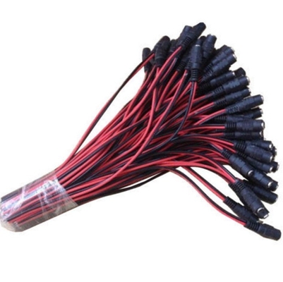 5.5x2.1mm Pigtail αρσενικό θηλυκό καλώδιο DC για κάμερα CCTV LED φώτα 12V Χάλκινος αγωγός