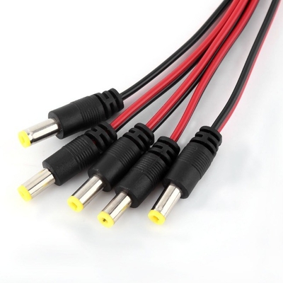 5.5x2.1mm Pigtail αρσενικό θηλυκό καλώδιο DC για κάμερα CCTV LED φώτα 12V Χάλκινος αγωγός