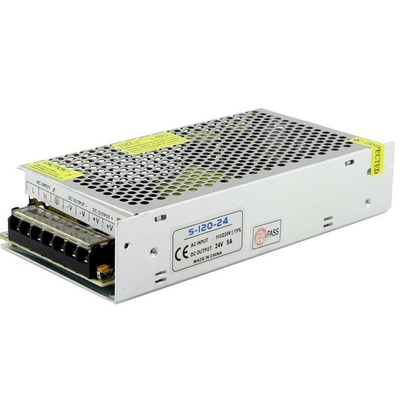 220V Εισερχόμενη τάση Μοναδική έξοδος 24V 5A 24 Volt τροφοδοσία εναλλασσόμενης τάσης για εξαιρετική εναλλαγή