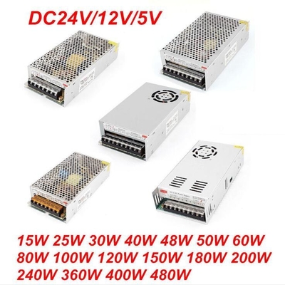 220V Εισερχόμενη τάση Μοναδική έξοδος 24V 5A 24 Volt τροφοδοσία εναλλασσόμενης τάσης για εξαιρετική εναλλαγή