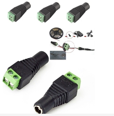 DC 5.5 x 2.1mm Δύναμη αρσενικό Jack Adapter Cable Plug Connector για CCTV / LED Γυναίκας