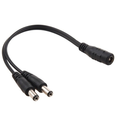 5.5x2.1mm/5.5x2.5mm Συνδετήρας DC Power Splitter Cable για CCTV χαμηλής και μεσαίας τάσης
